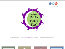 Tablet Screenshot of okcpaganprideday.com